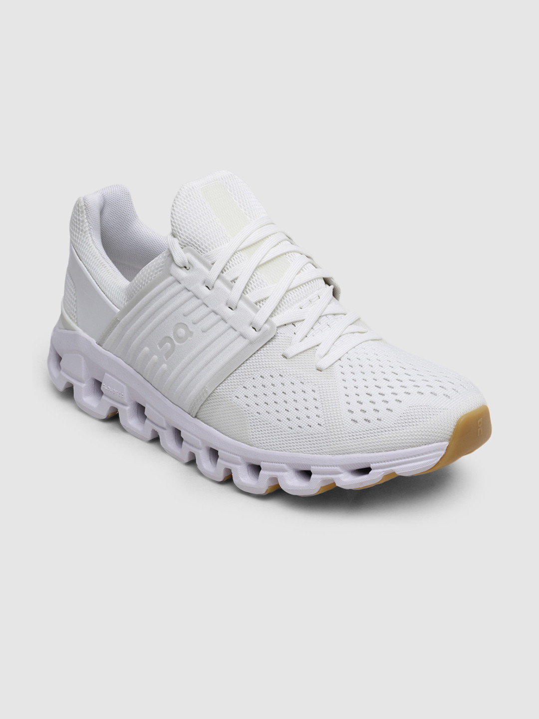 

ON Men Woven Design Cloudswift Undyed 1 Running Shoes, White