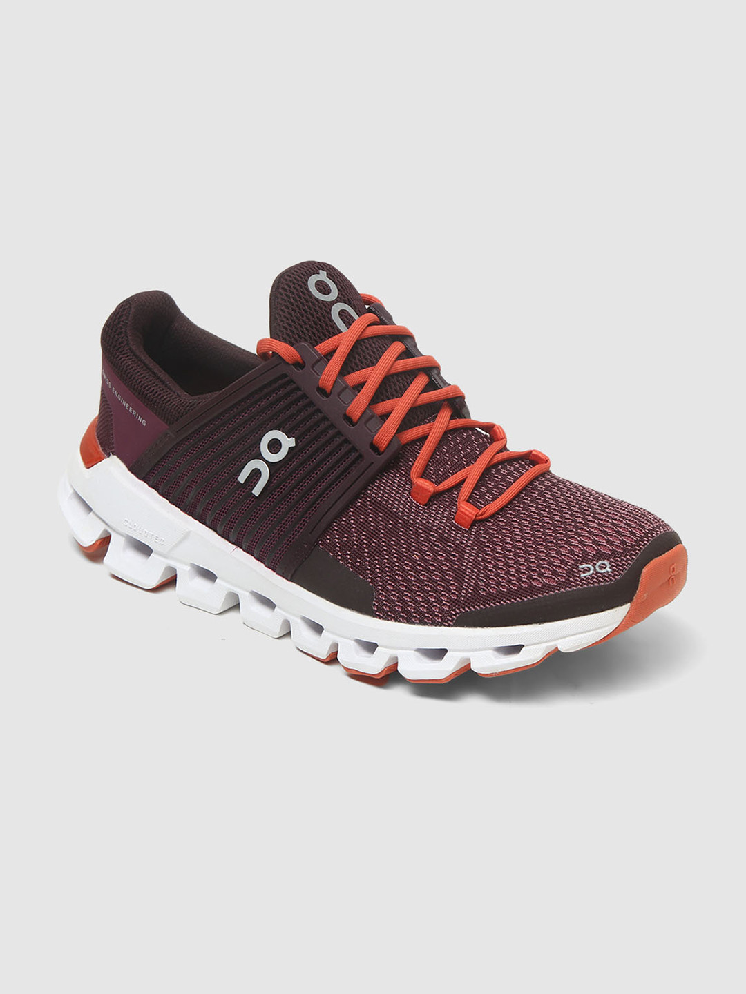 

ON Women Woven Design Cloudswift 1 Running Shoes, Maroon