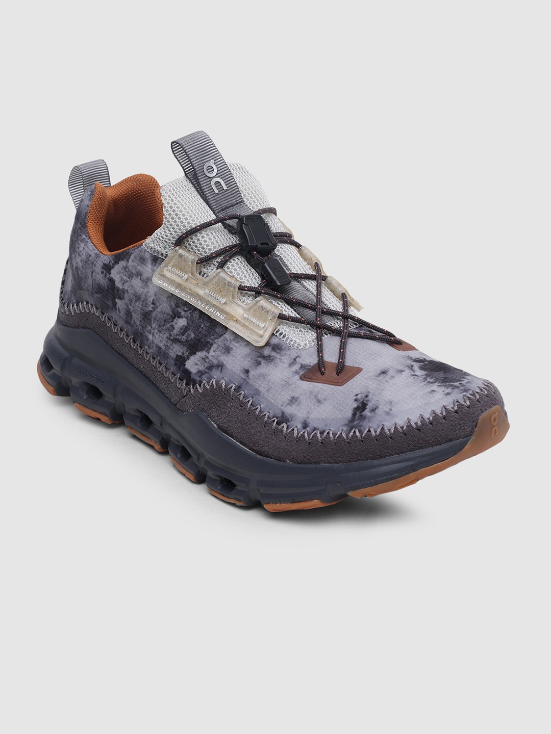 

ON Women Abstract Printed Cloudaway Smoky Quartz 1 Running Shoes, Grey
