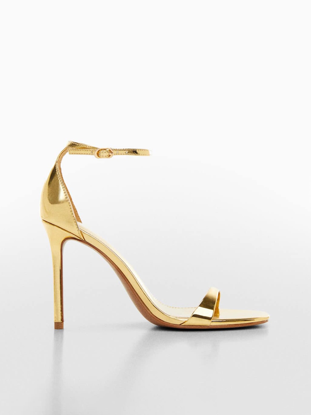 

MANGO Mid-Top Party Stiletto Heel, Gold