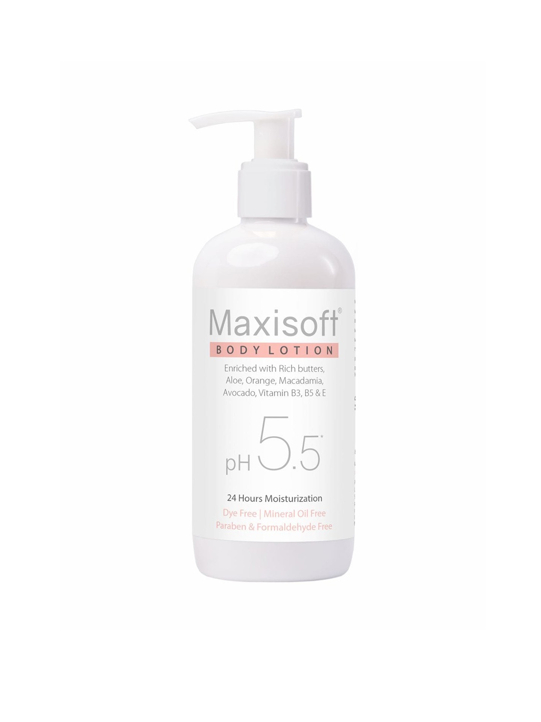 

Maxisoft pH 5.5 Body Lotion With Aloe Avocado Jojoba Oil - 300ml, White