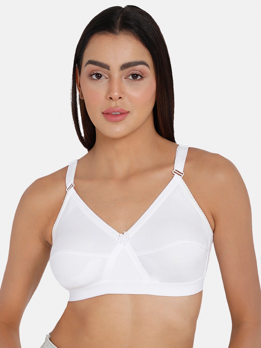 

intimacy LINGERIE Full Coverage Cotton Everyday Bra With All Day Comfort, White
