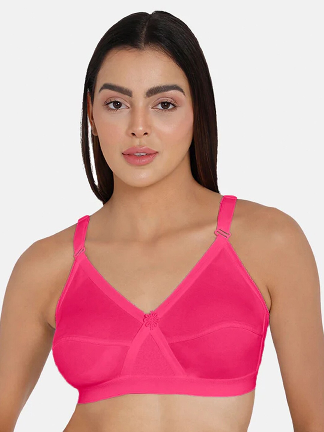 

intimacy LINGERIE Full Coverage Everyday Cotton Bra With All Day Comfort, Pink