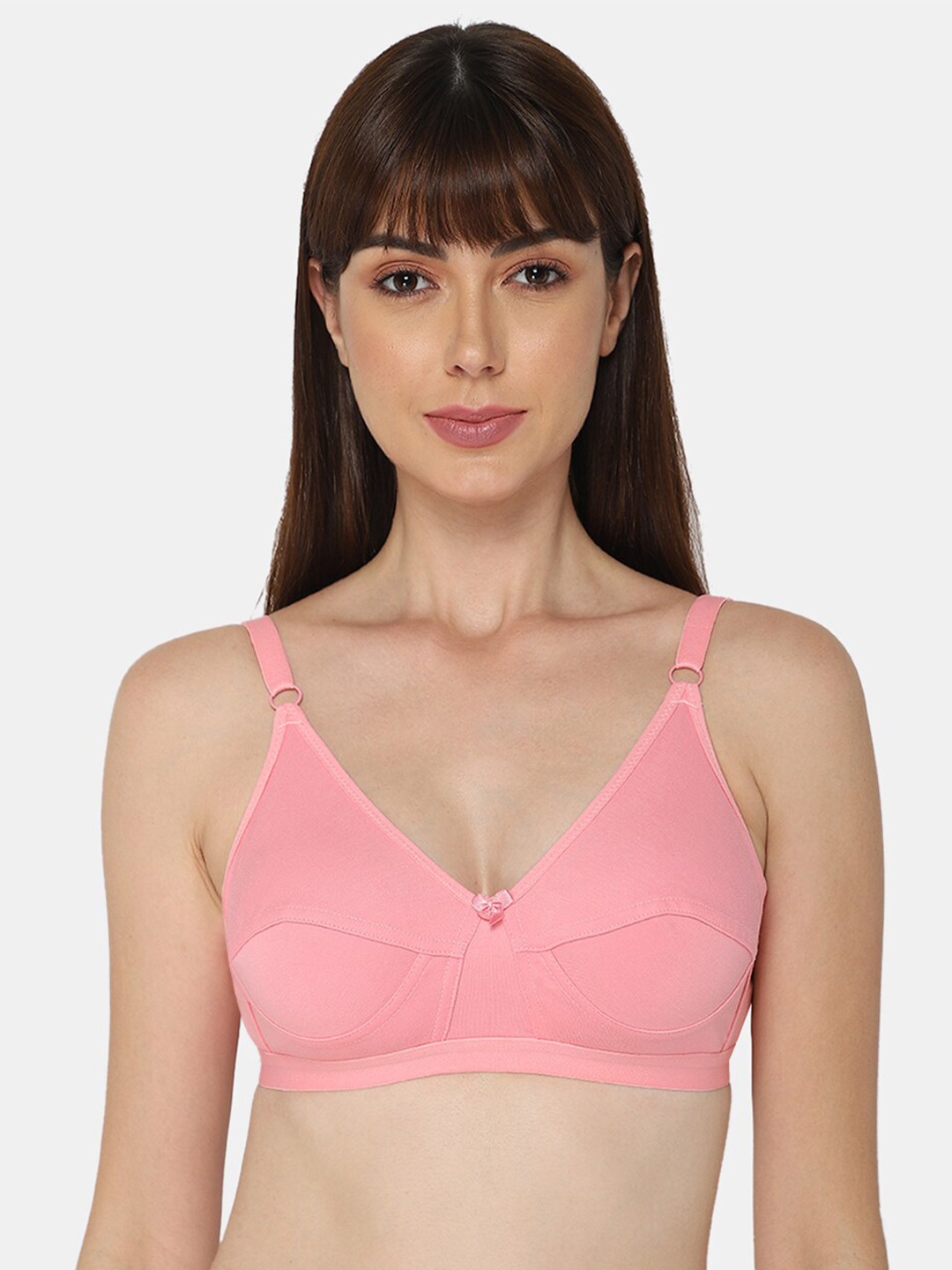 

intimacy LINGERIE Medium Coverage Everyday Cotton Bra With All Day Comfort, Pink
