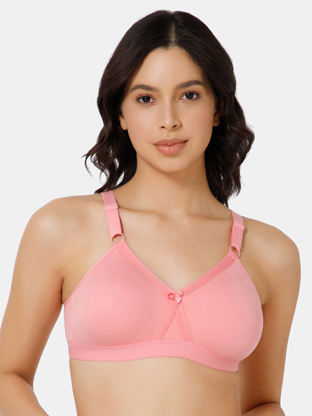 

intimacy LINGERIE Medium Coverage Cotton T-shirt Bra With All Day Comfort, Pink