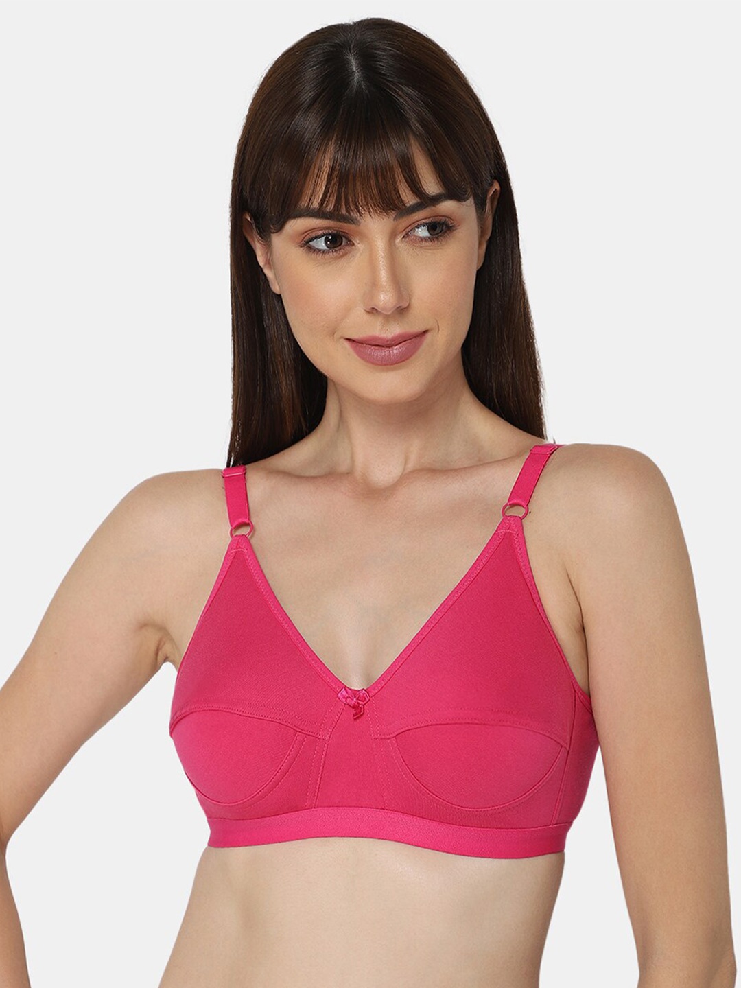 

intimacy LINGERIE Medium Coverage Everyday Cotton Bra With All Day Comfort, Pink