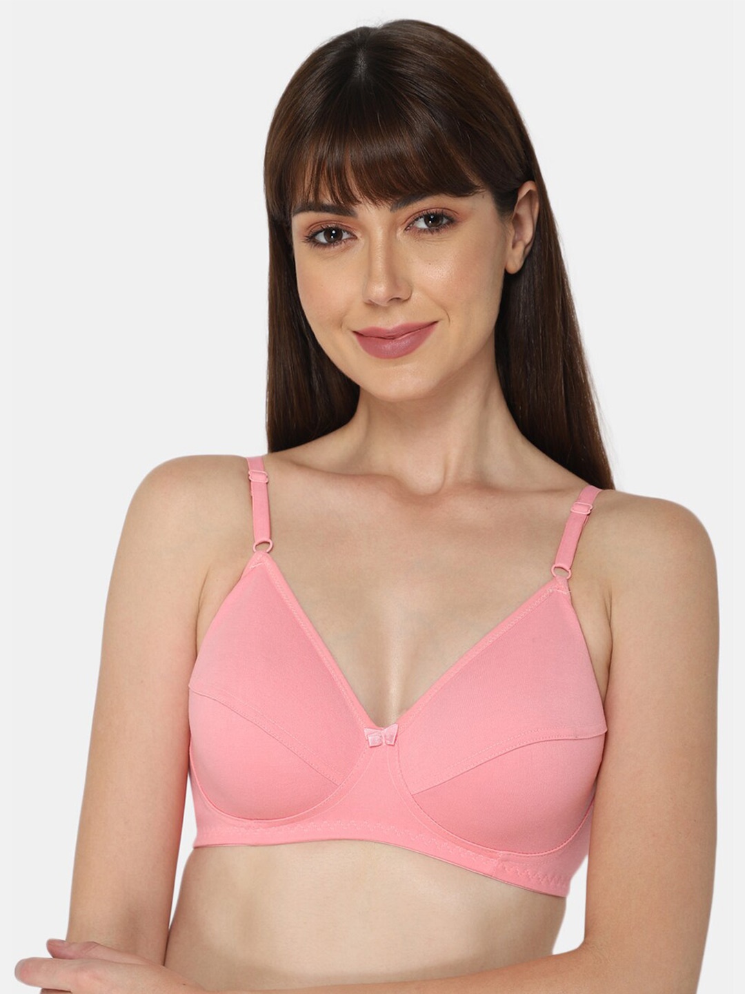 

intimacy LINGERIE Medium Coverage Everyday Cotton Bra With All Day Comfort, Pink