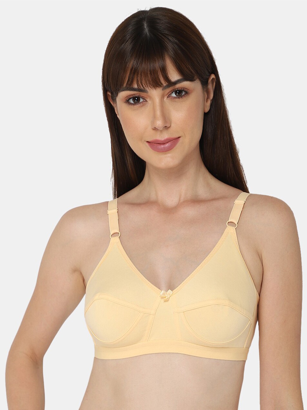 

intimacy LINGERIE Medium Coverage Everyday Cotton Bra With All Day Comfort, Cream