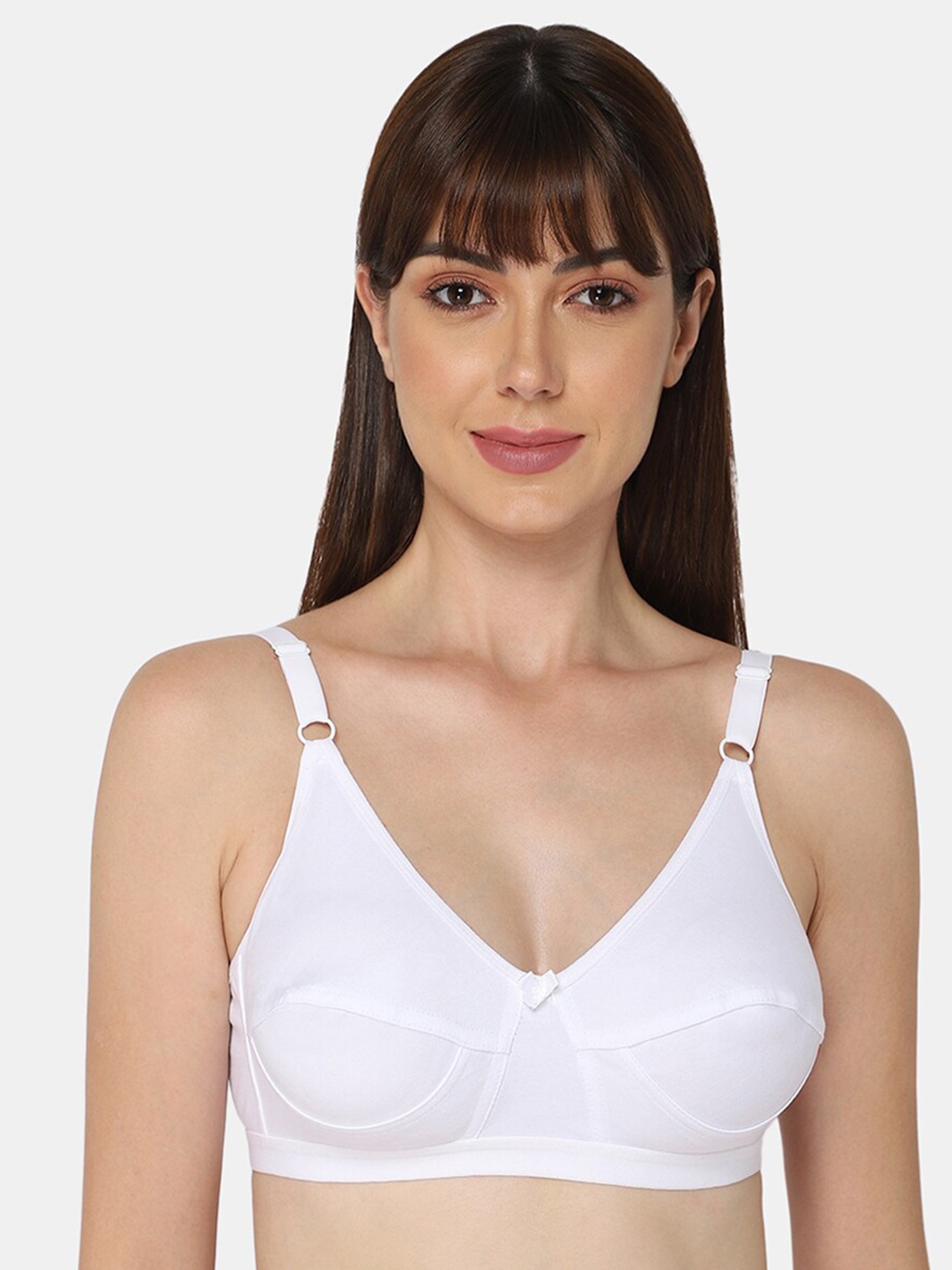 

intimacy LINGERIE Medium Coverage Everyday Cotton Bra With All Day Comfort, White
