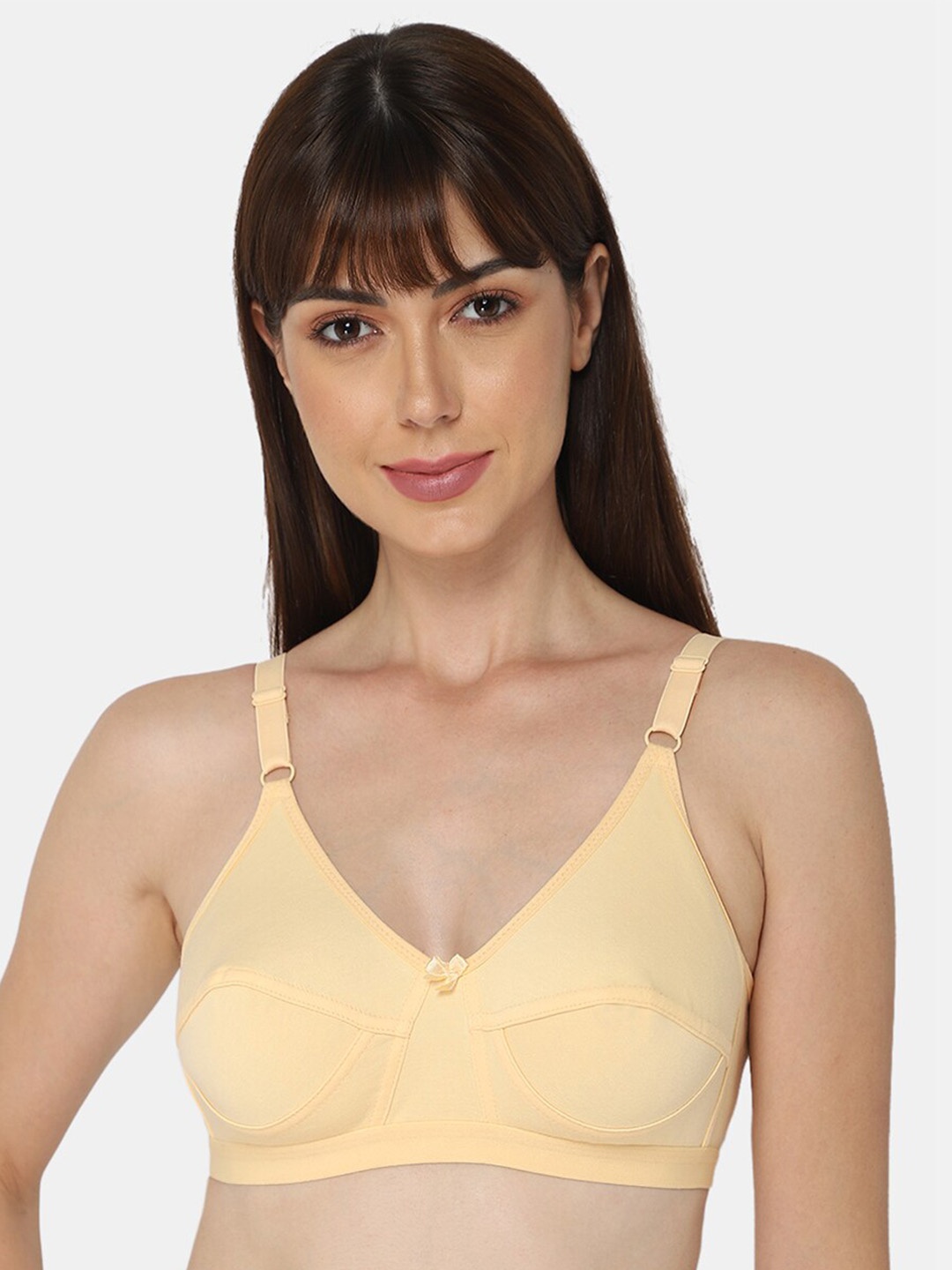 

intimacy LINGERIE Medium Coverage Everyday Cotton Bra With All Day Comfort, Cream