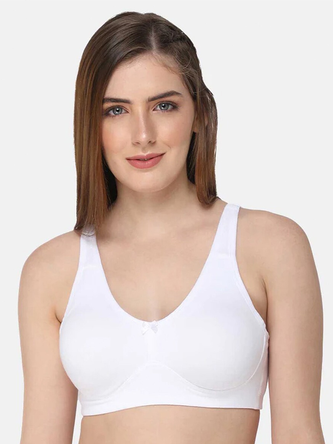 

intimacy LINGERIE Medium Coverage Cotton T-shirt Bra With All Day Comfort, White