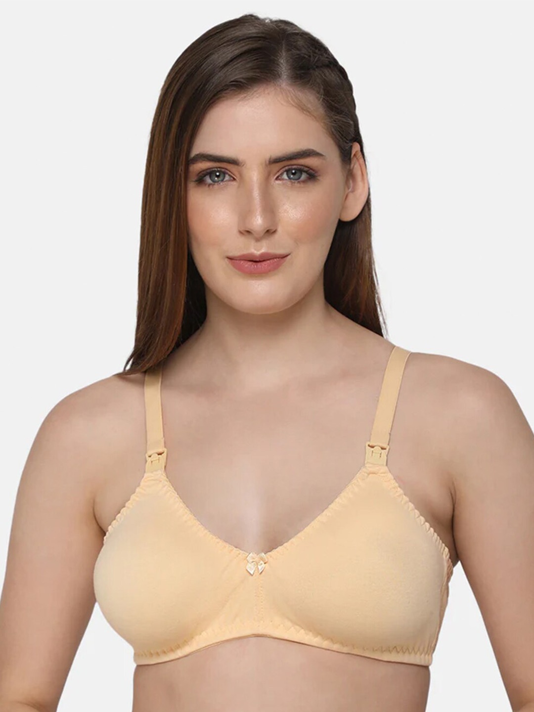 

intimacy LINGERIE Medium Coverage Cotton Maternity Bra With All Day Comfort, Cream