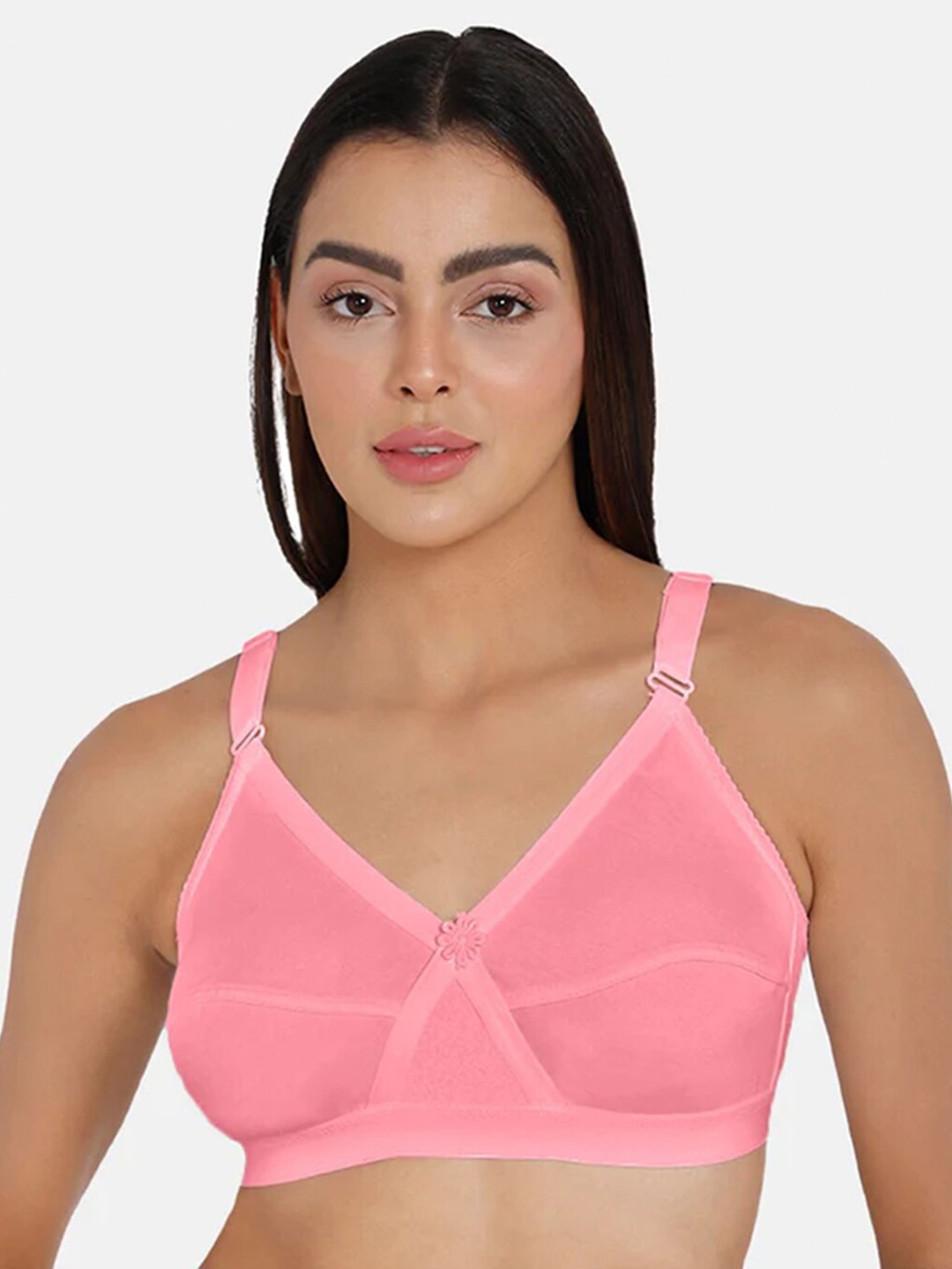 

intimacy LINGERIE Medium Coverage Cotton Everyday Bra With All Day Comfort, Pink