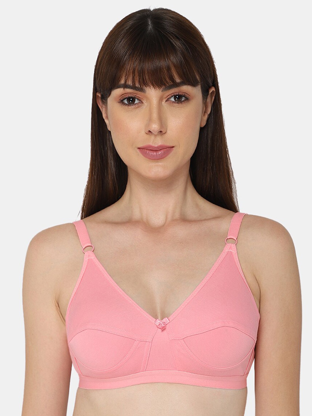 

intimacy LINGERIE Medium Coverage Cotton Everyday Bra With All Day Comfort, Pink