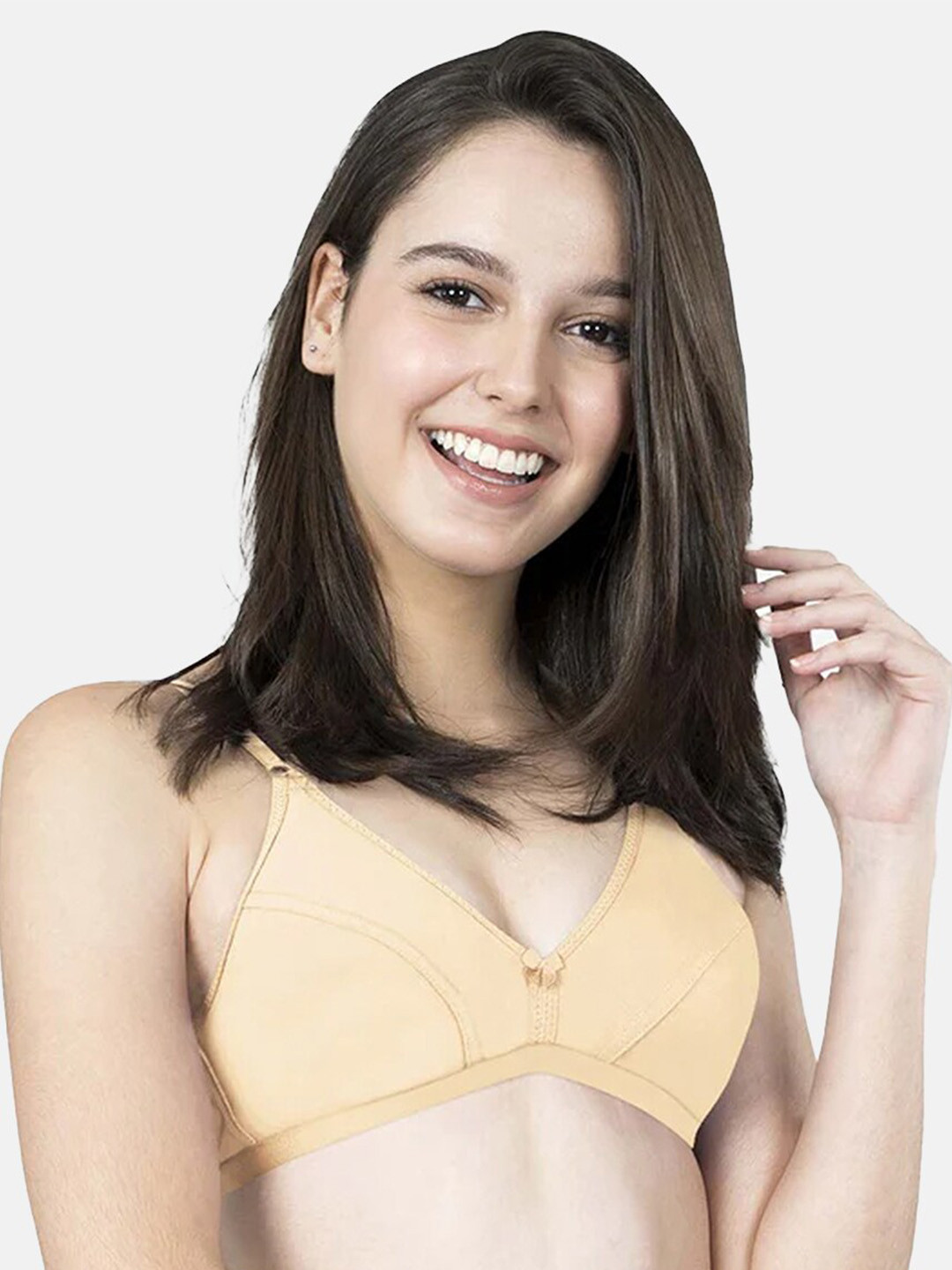 

intimacy LINGERIE Medium Coverage Cotton Everyday Bra With All Day Comfort, Beige