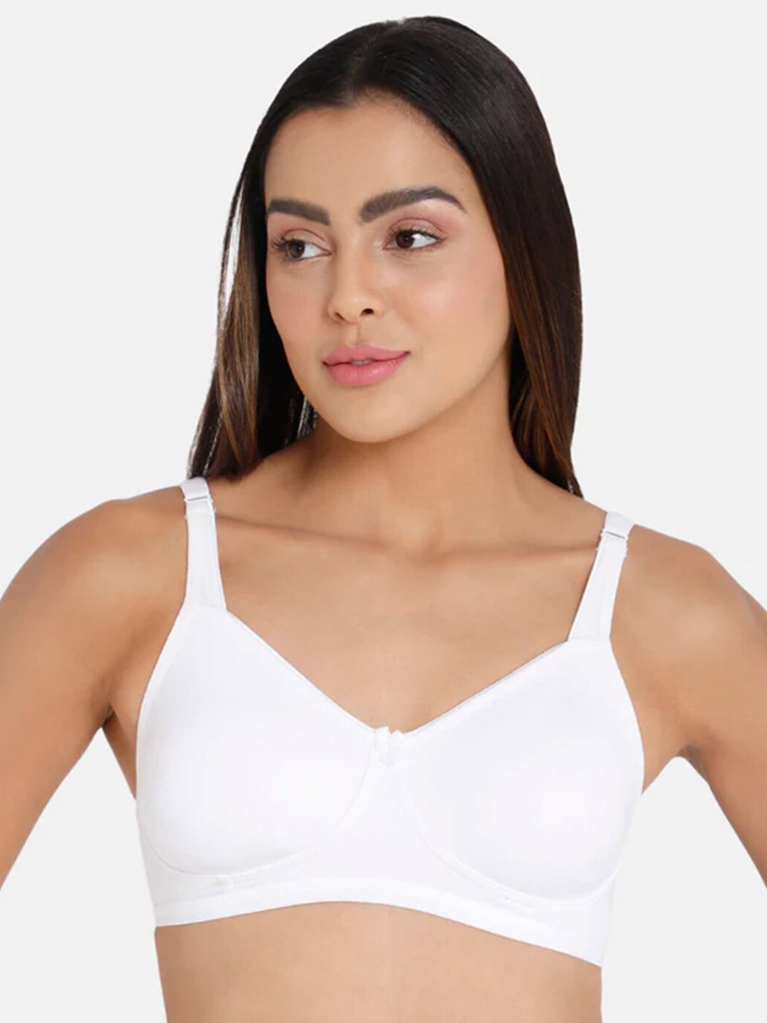 

intimacy LINGERIE Medium Coverage Cotton T-shirt Bra With All Day Comfort, White