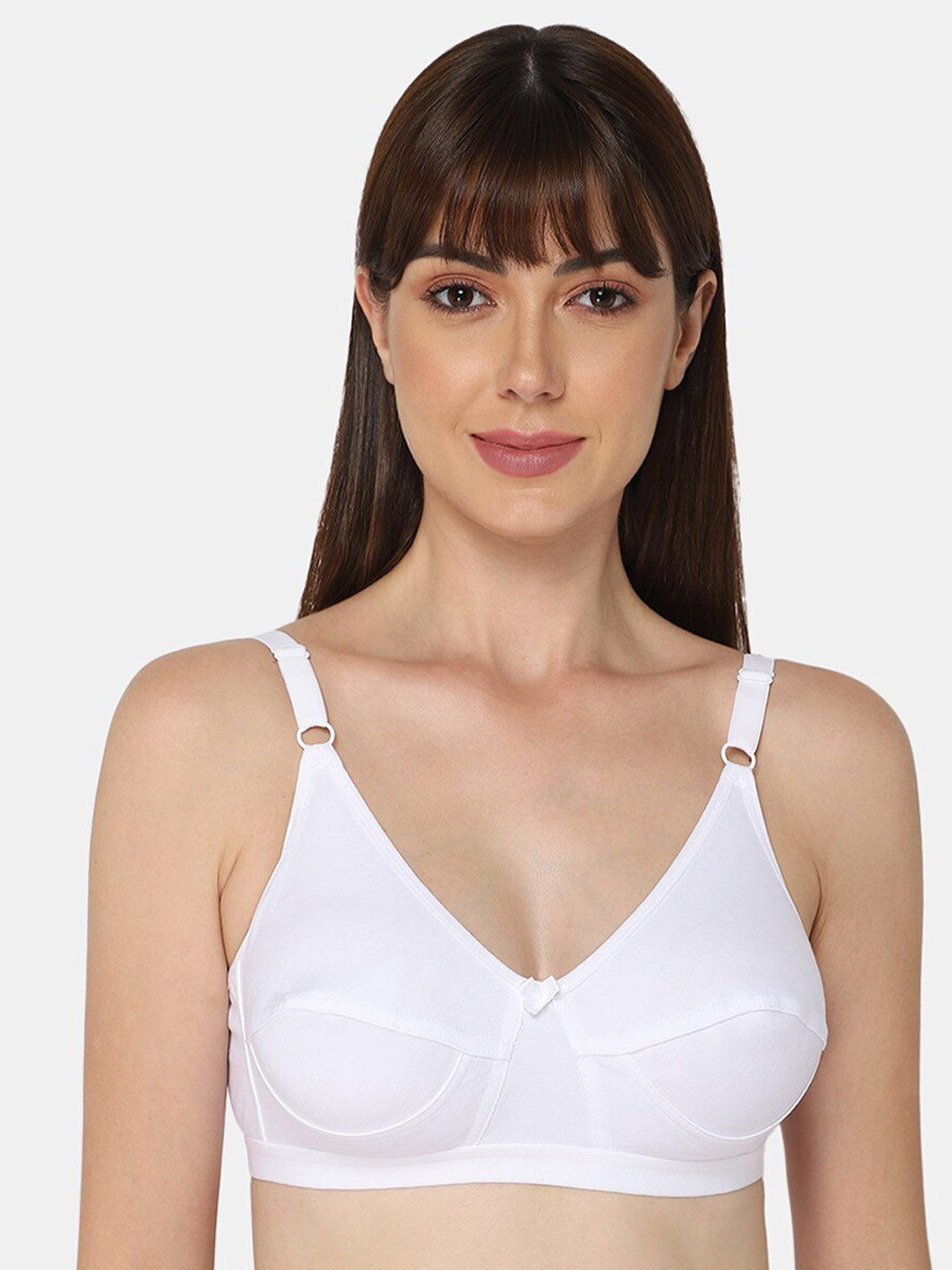

intimacy LINGERIE Medium Coverage Cotton Everyday Bra With All Day Comfort, White