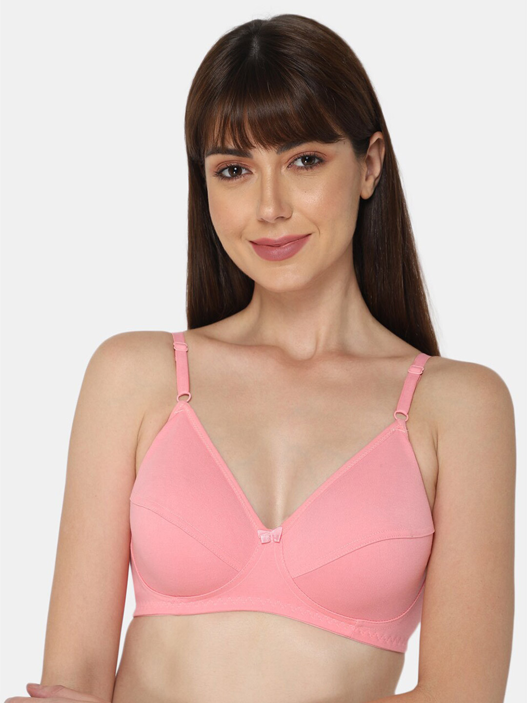 

intimacy LINGERIE Medium Coverage Cotton Everyday Bra With All Day Comfort, Pink