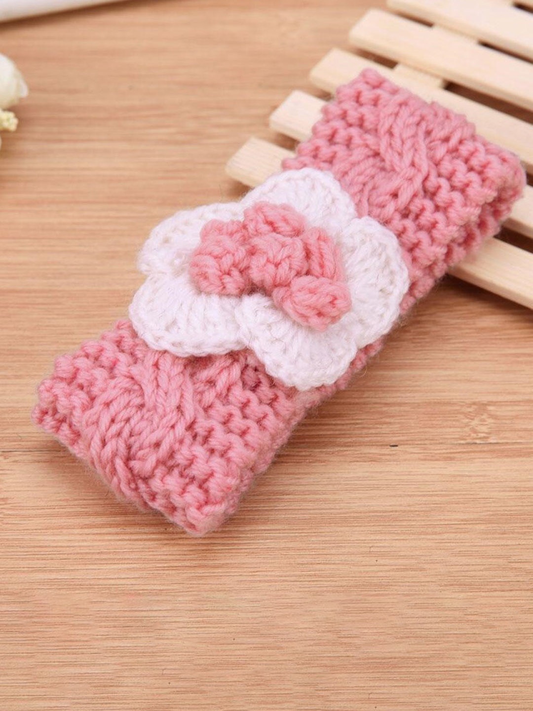 

EL REGALO Girls Textured Headband, Pink
