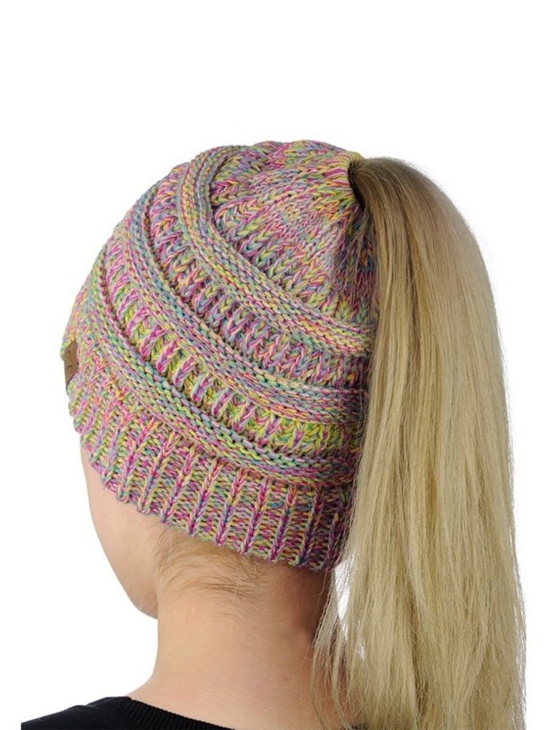 

EL REGALO Girls Self Design Woollen Beanie Cap, Pink