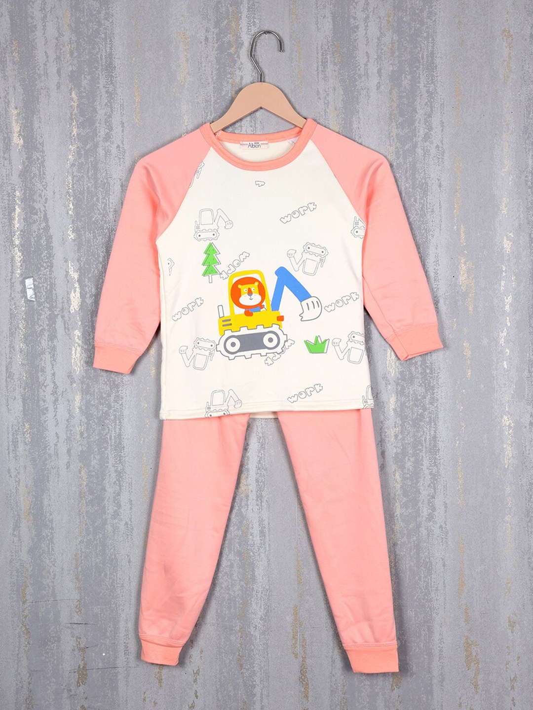 

Steele Boys Printed Pure Cotton Tracksuits, Green