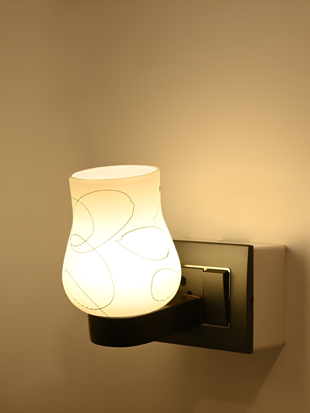 

Afast White Glass Wall Lamp
