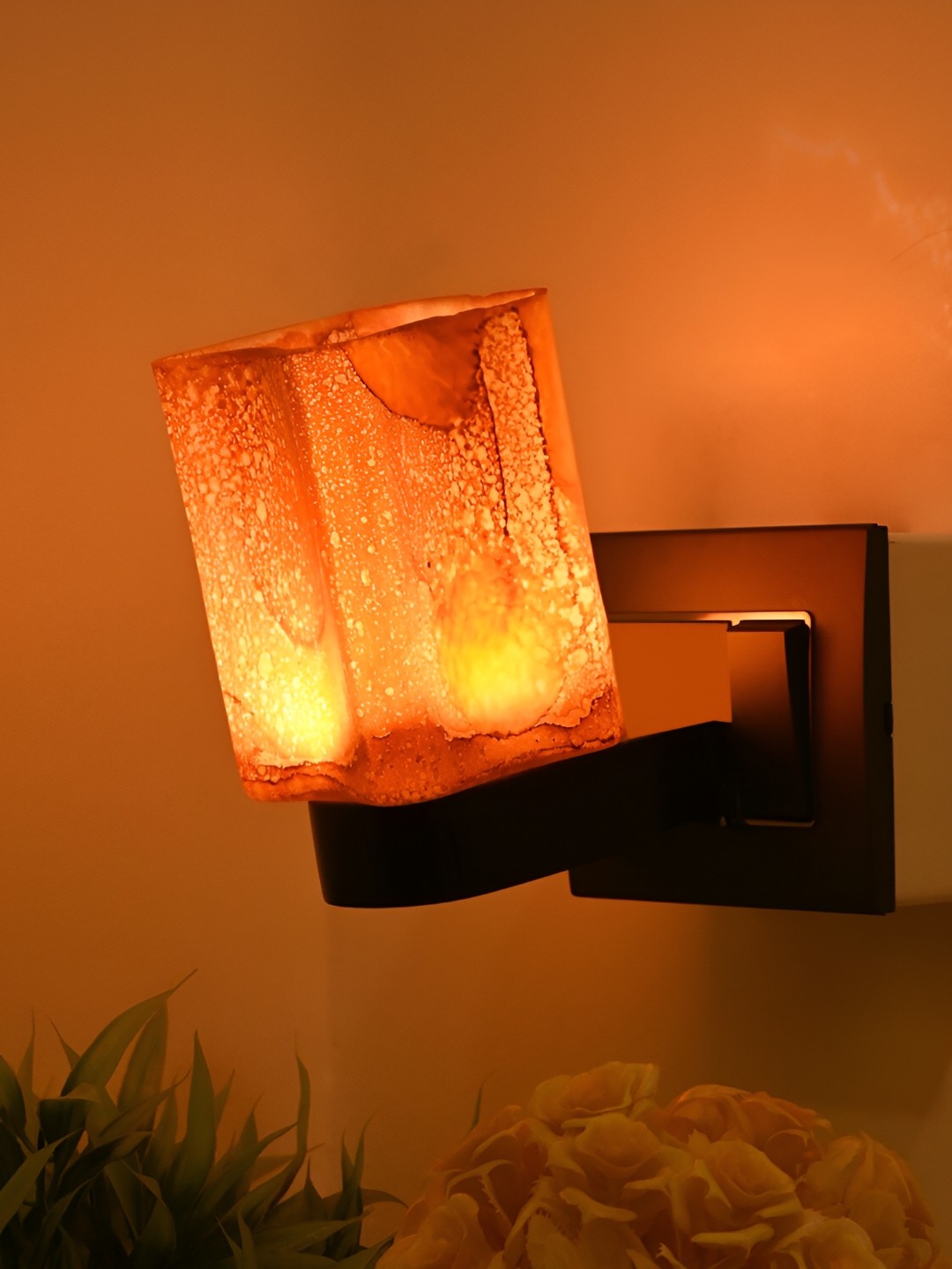 

Afast Red Solid Glass Wall Lamp