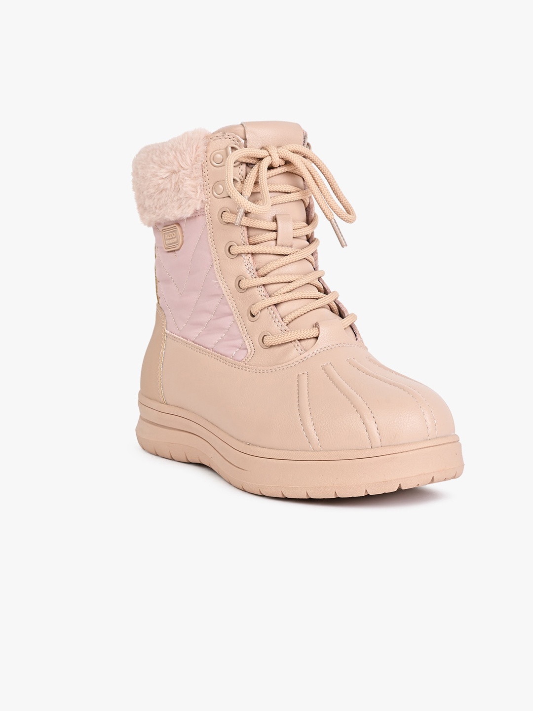 

ALDO Women Slim-Heeled Winter Boots, Beige