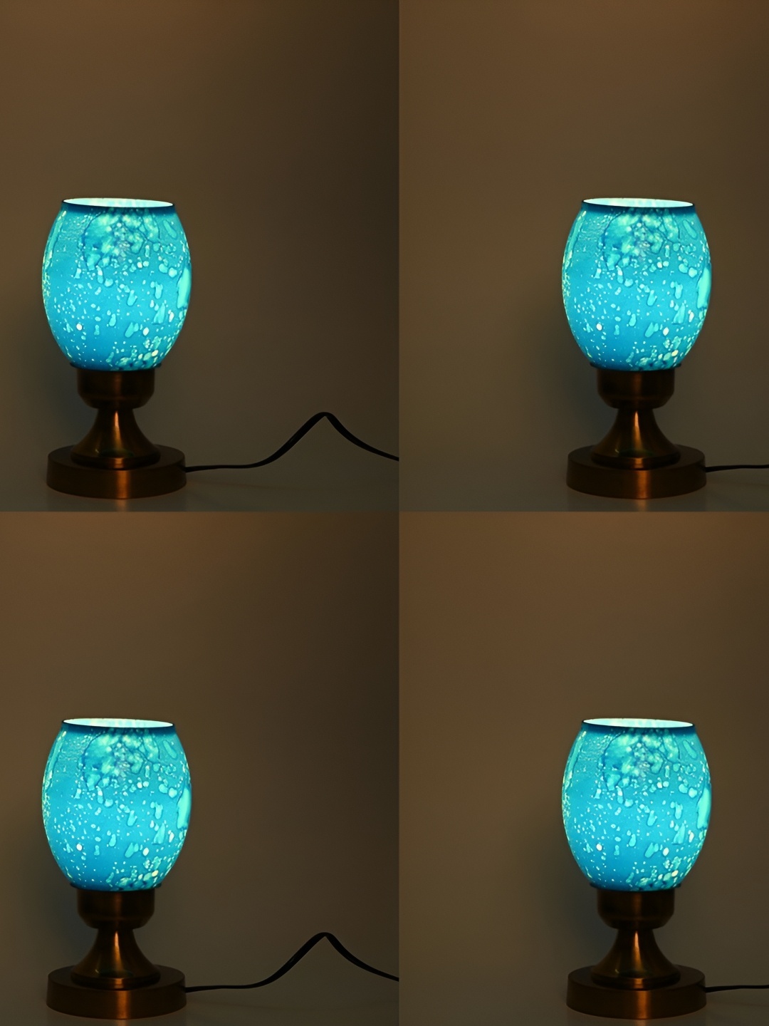 

Afast Blue 4 Pieces Metal with Adjustable Table Lamp Cord