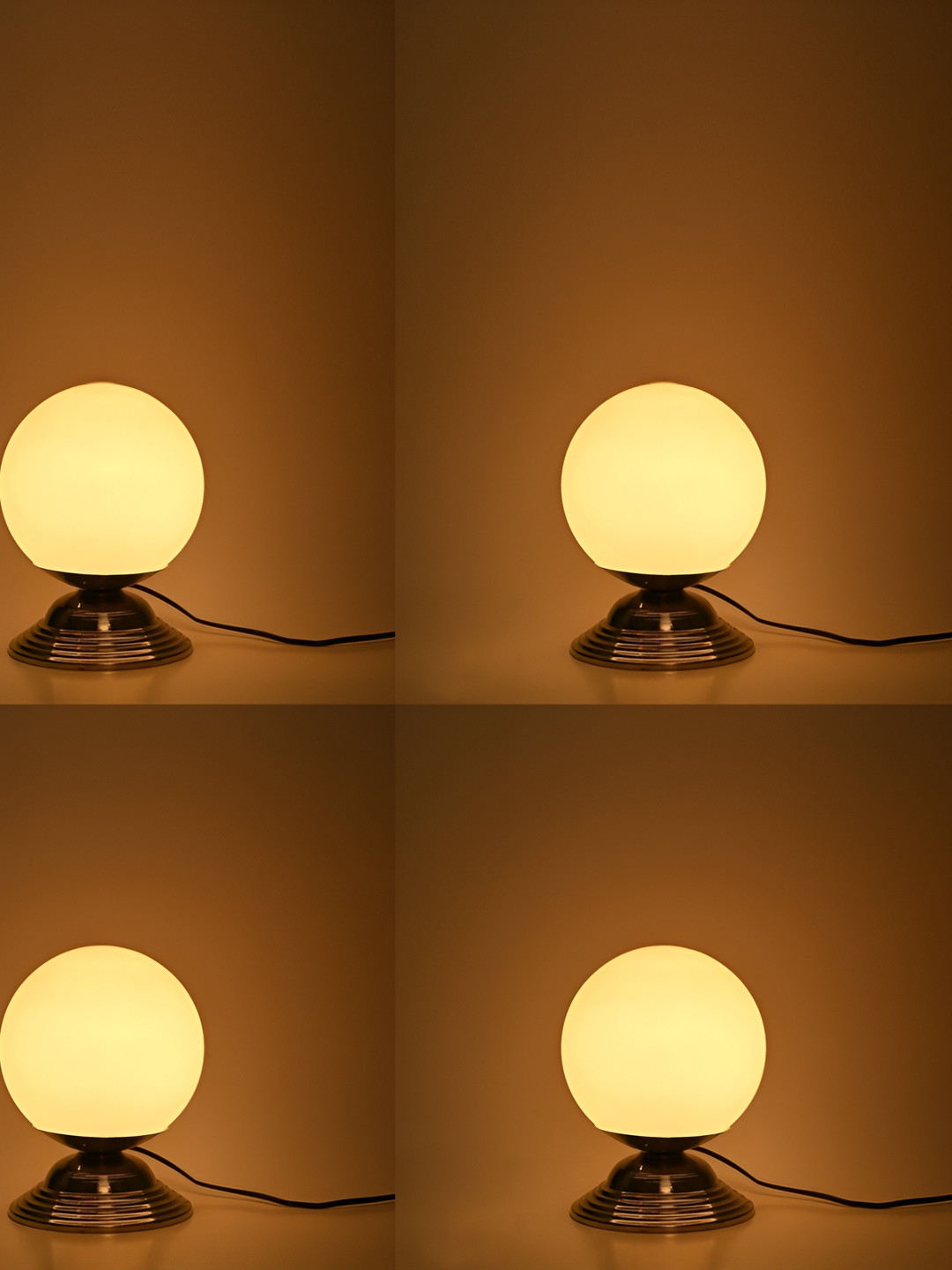 

Afast White 4 Pieces Metal with Adjustable Cord Table Lamp