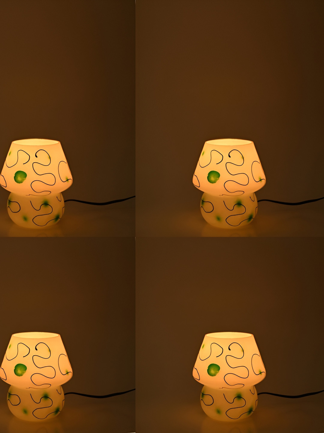 

Afast White & Black Metal with Adjustable Cord Table Lamp