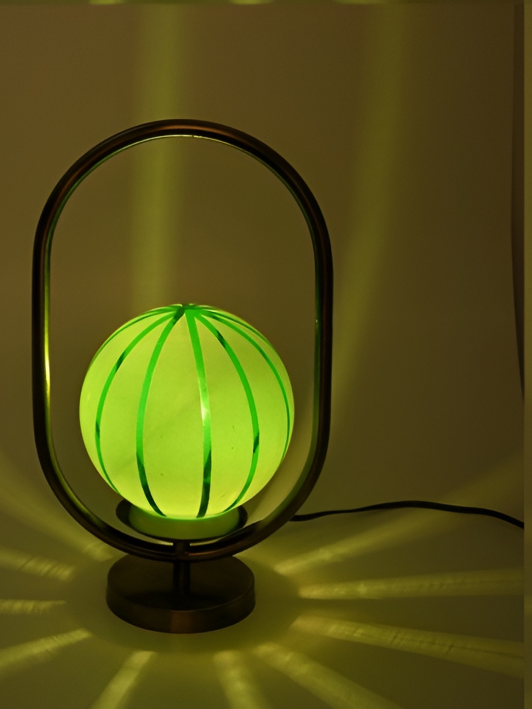 

Afast Green and Black 2 Pieces Metal with Adjustable Table Lamps Cord