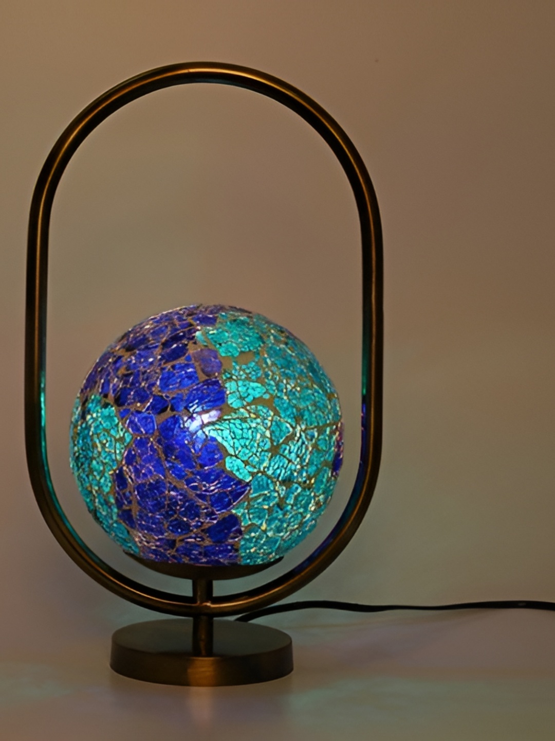 

Afast Blue and Green 2 Pieces Metal with Adjustable Table Lamps Cord