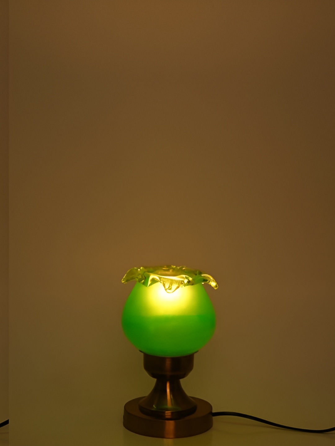 Afast Green & White Metal Printed with Adjustable Cord Wall Lamps