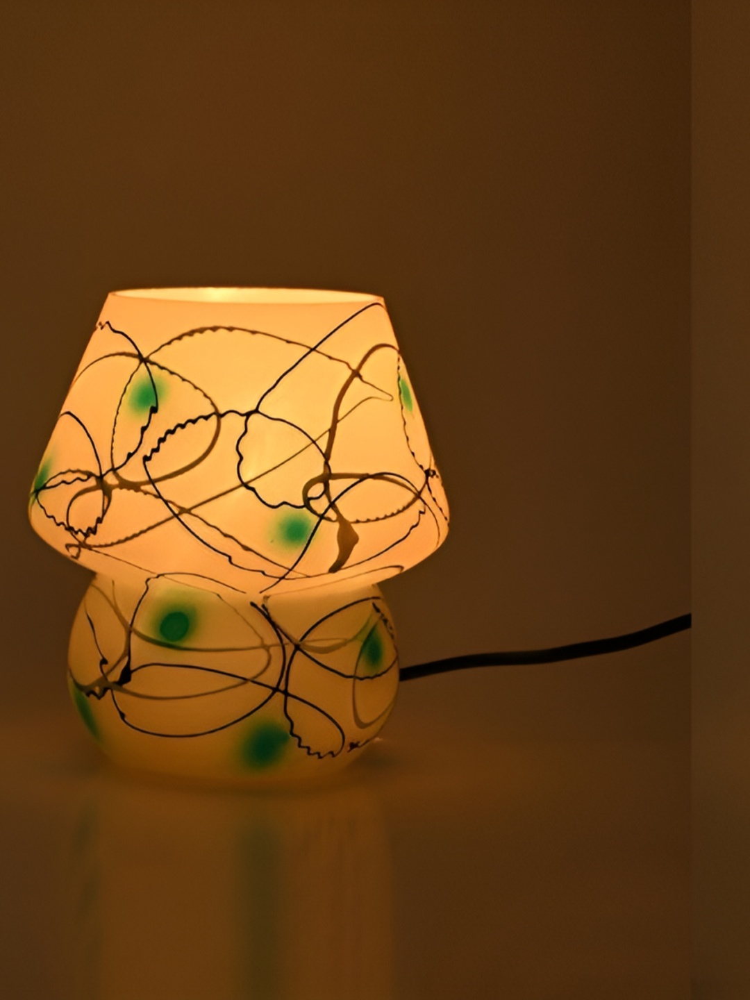 

Afast White Glass with Adjustable Cord Table Lamp