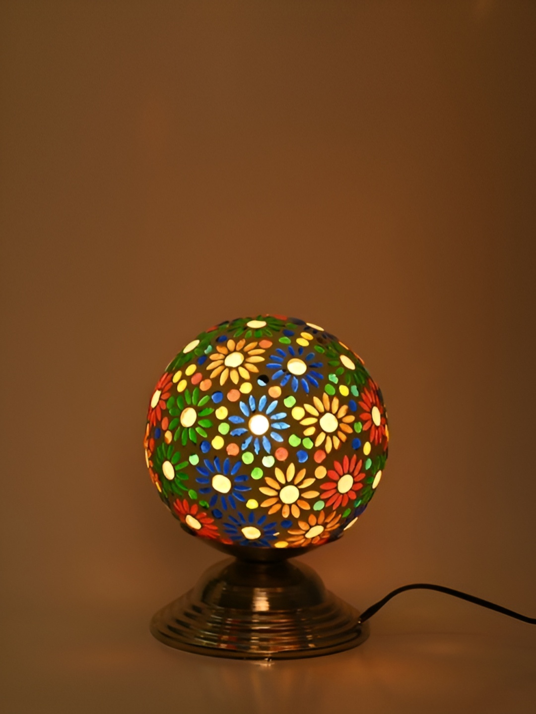 Afast White Metal with Adjustable Cord Table Lamp