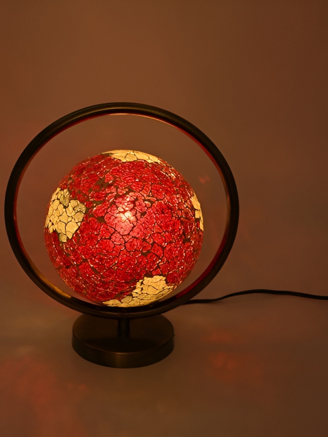 

Afast Red Metal Printed Table Lamps