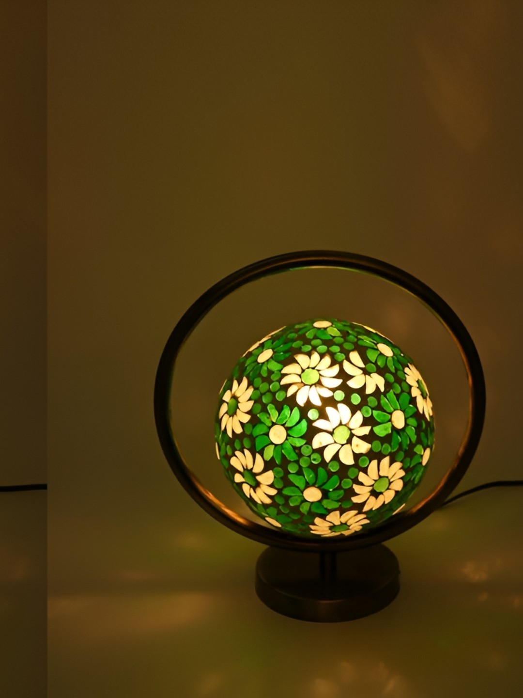 

Afast Green & Yellow Metal with Adjustable Cord Table Lamp