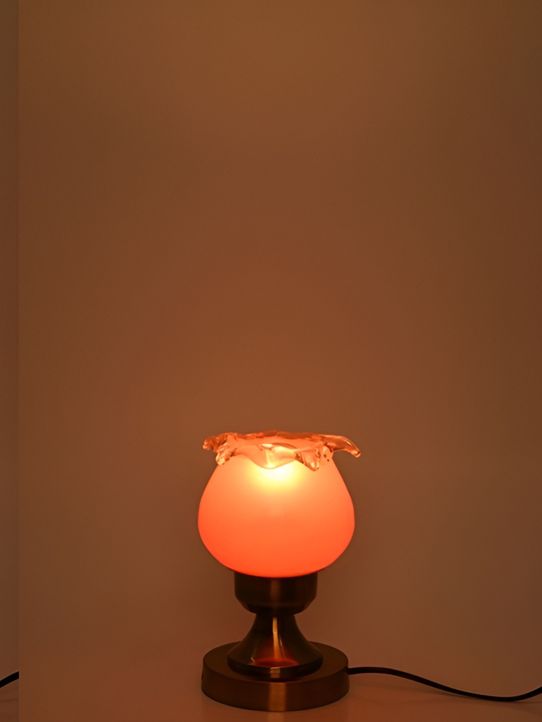 

Afast Orange Bell Shaped Adjustable Table Lamp