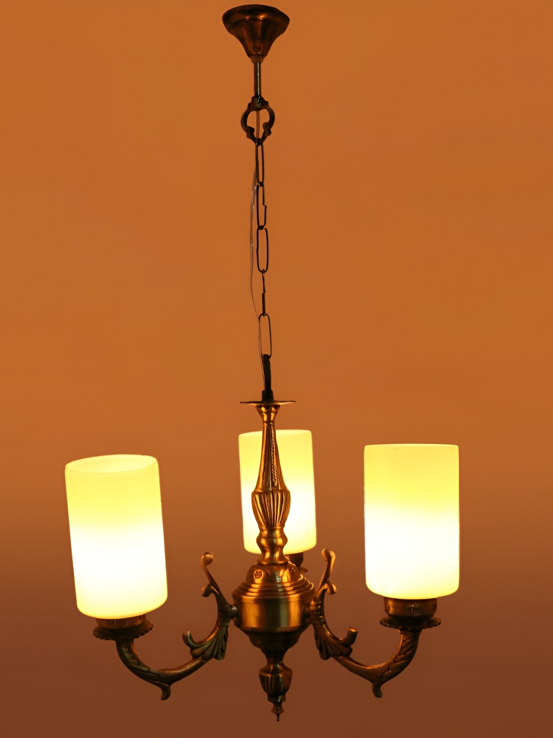 

Afast White Solid Cylinder Glass Hanging Pendant Chandelier Ceiling Lamp