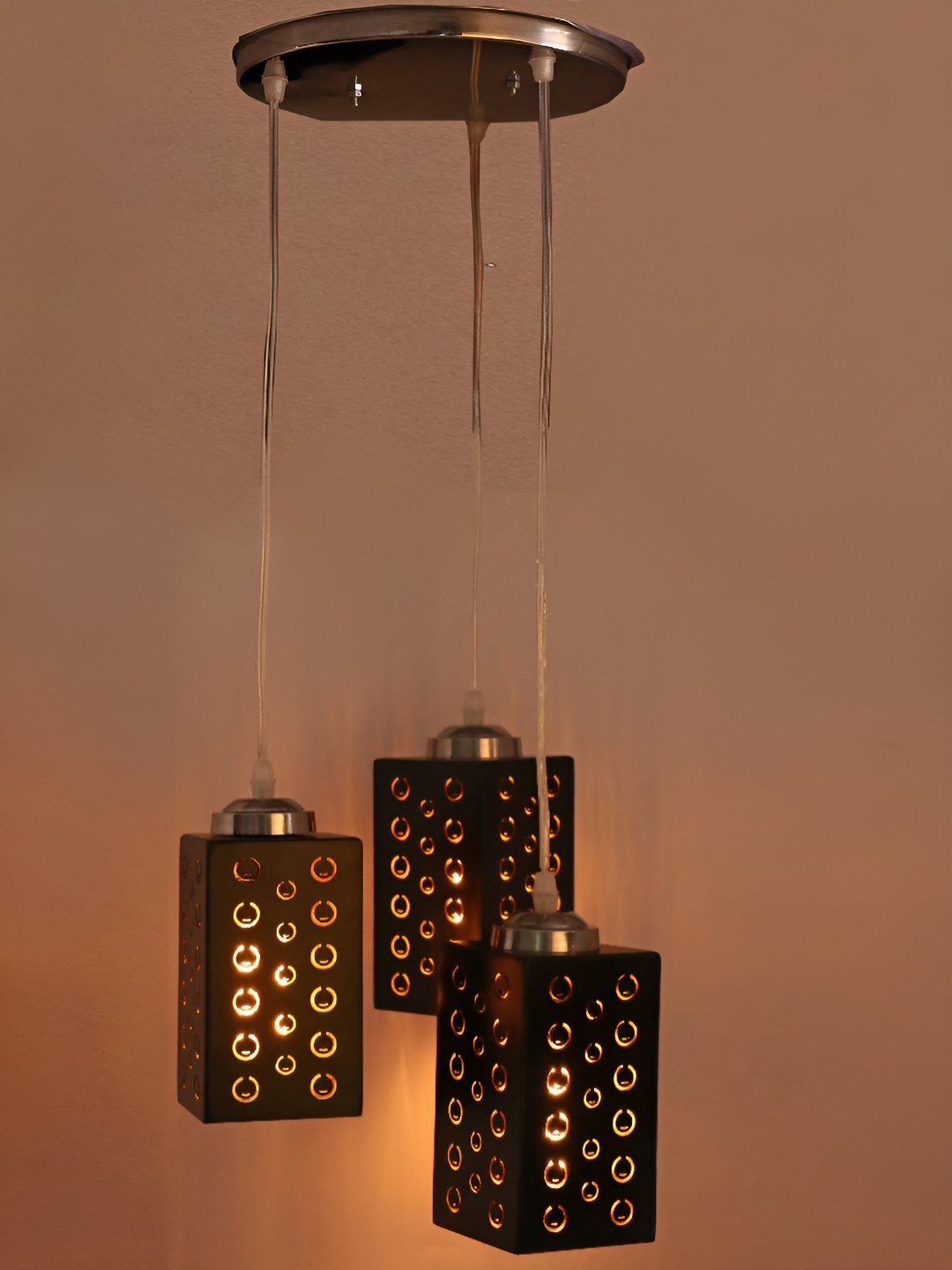 

Afast Brown & Red Textured Contemporary Ceiling Lamp