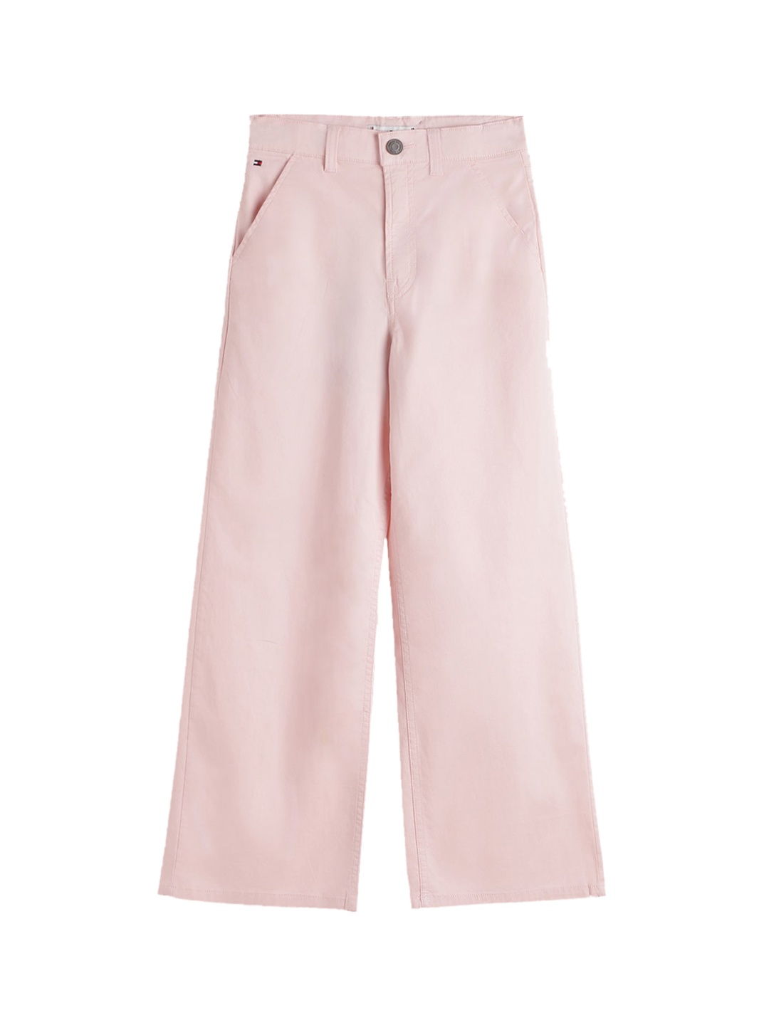 

Tommy Hilfiger Girls Mid Rise Cotton Chinos Trousers, Pink