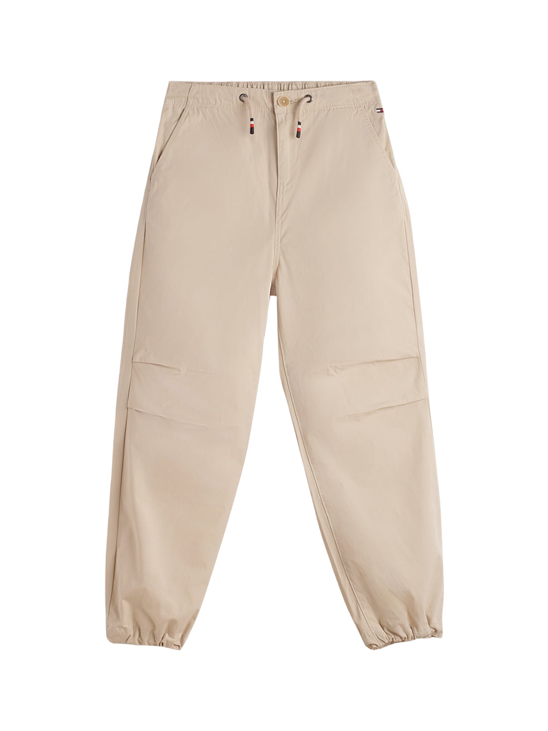 

Tommy Hilfiger Boys Mid-Rise Cotton Joggers, Beige