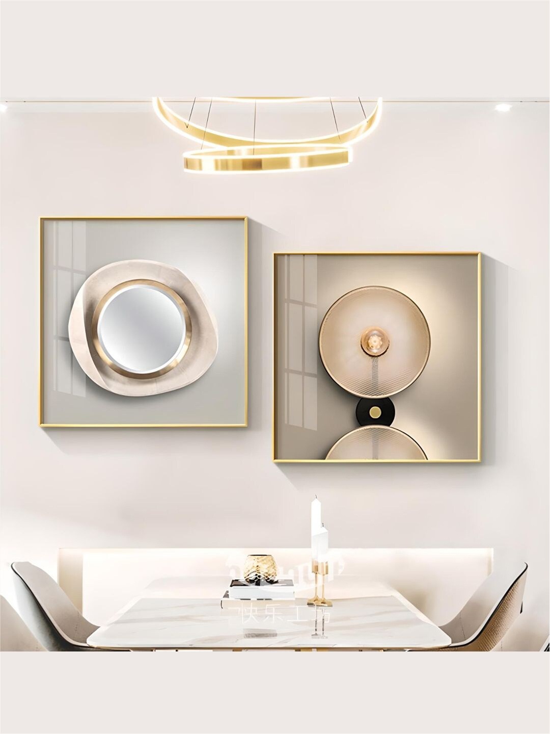 

THE HANDMADE FLAIR 2 Piece Wood Wall Art, Multi