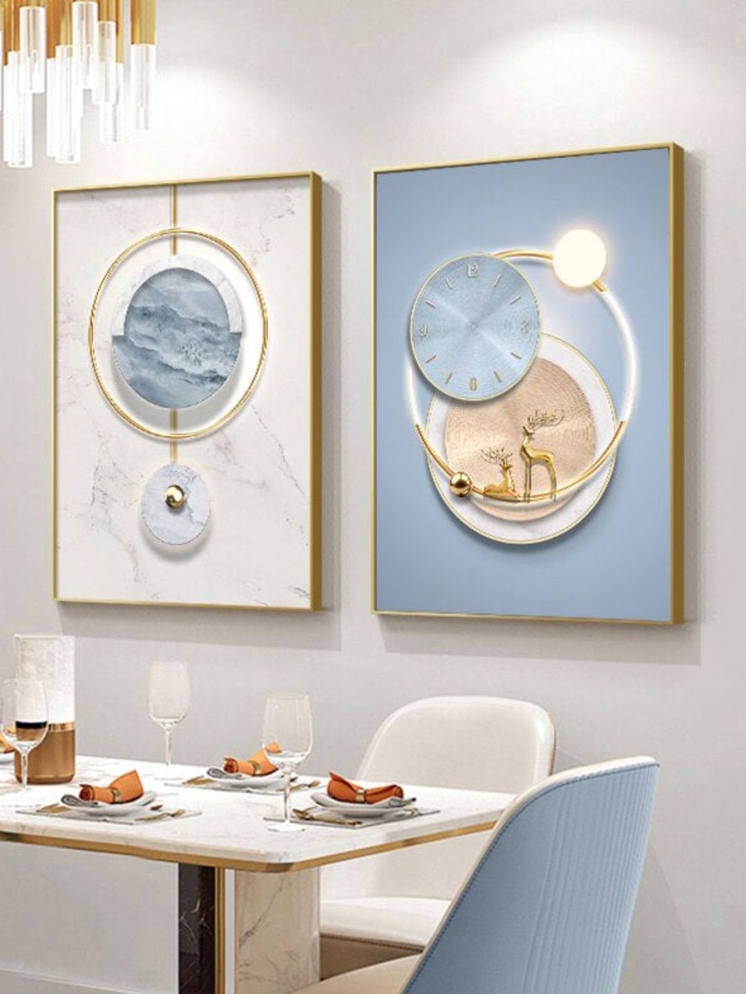 

THE HANDMADE FLAIR 2 Piece Wood Wall Art, Multi