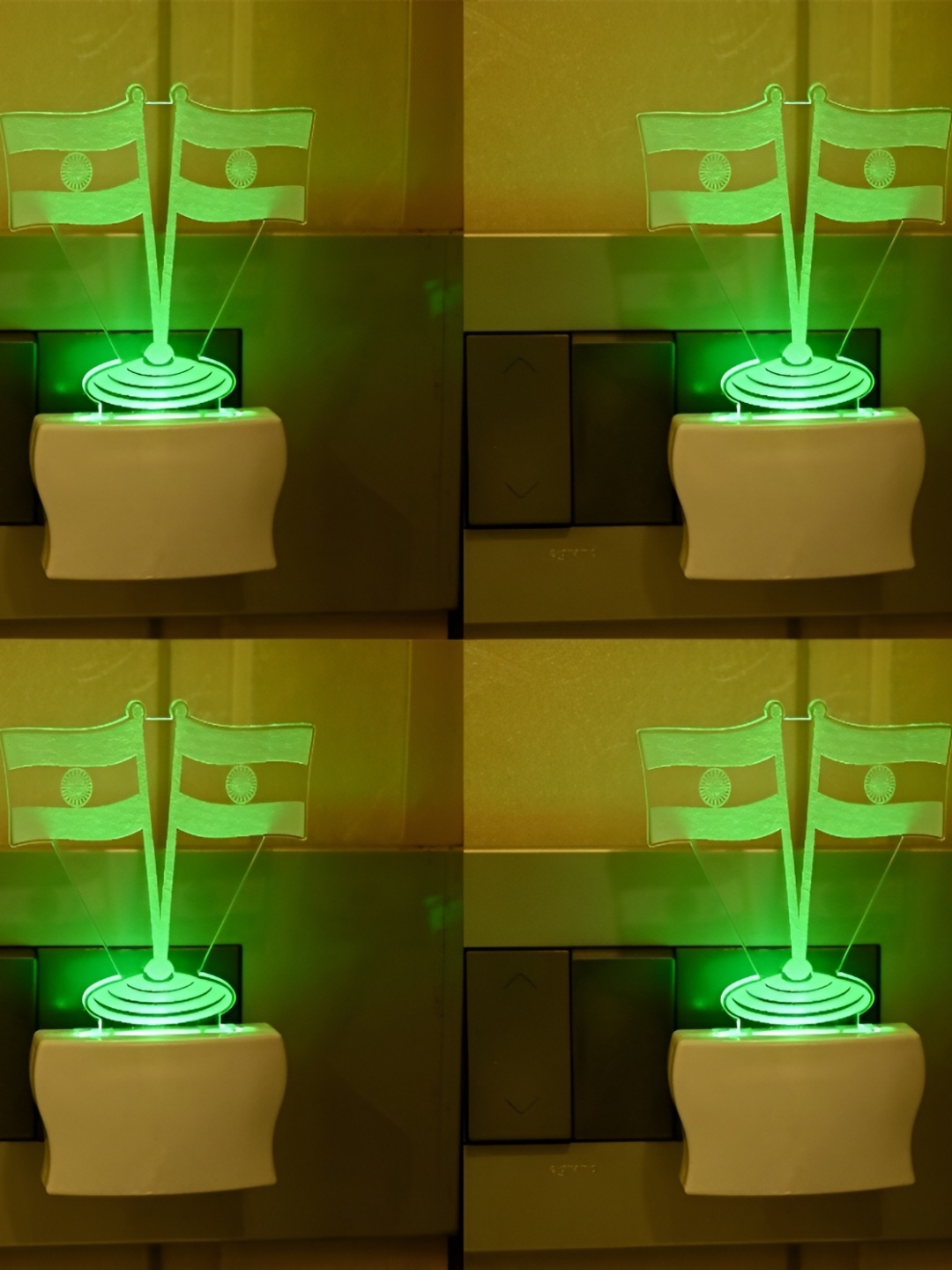 

Afast Transparent 4 Pieces Acrylic Wall Lamps