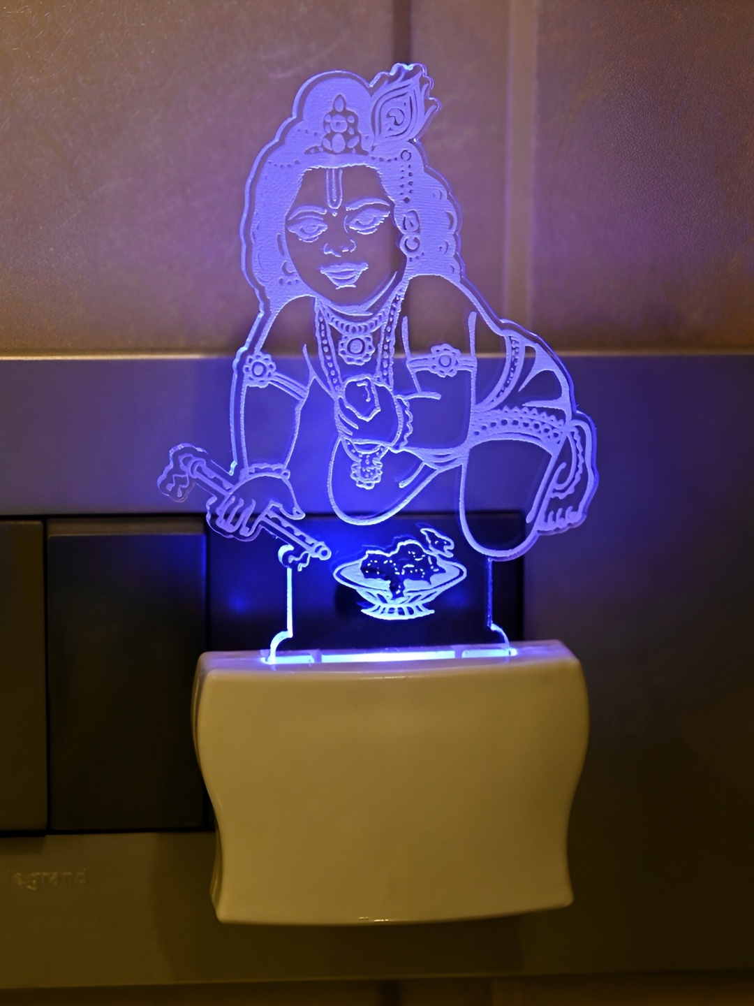 

Afast White Printed Acrylic Wall Lamp