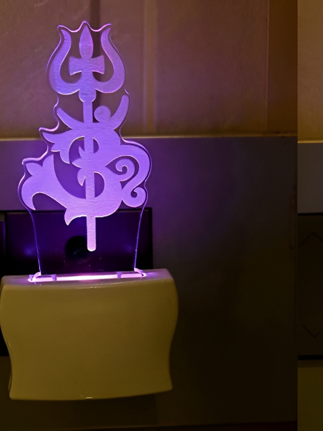 

Afast Glass and White Acrylic Wall Lamp, Transparent