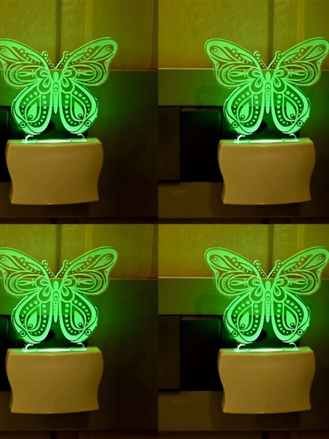 

Afast Green 4 Pcs Acrylic Wall Lamp