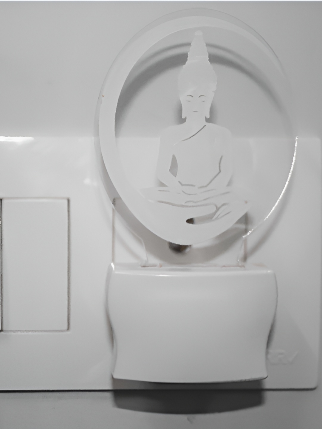 

Afast Transparent & White Printed Abstract Shaped Acrylic Wall Lamp